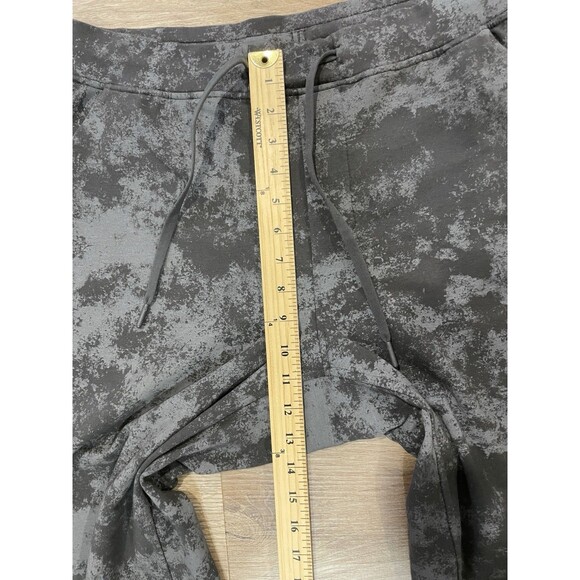 Lululemon Joggers Mens L Black Gray City Sweat Stretch French Terry Casual 29” - Picture 3 of 6